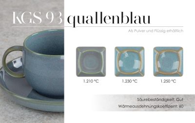 Welte Glasur KGS 93 quallenblau
