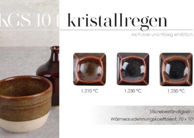 Steinzeugglasur KGS 104 - kristallregen