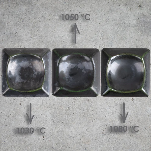 Welte Effektglasur KGE 146 - schmiedeschwarz temperaturen