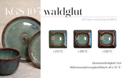 Steinzeugglasur KGS 105 - Waldglut